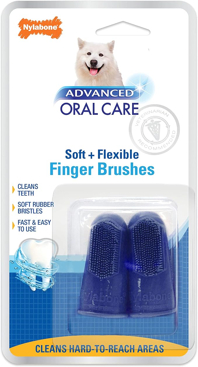 Advanced Oral Care Finger Brush 2 Count One Size