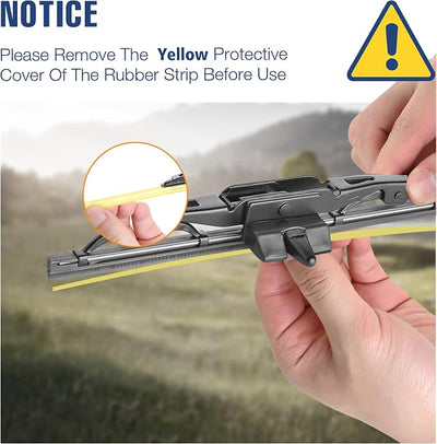 10 Inch Rear Wiper Blade Replacement for Toyota FJ Cruiser 2014 2013 2012 2011 2010 2009 2008 2007 Original Equipment Replacement Rear Windshield Wiper Blade(10-F)