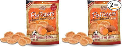 Loving Pets Puffsters Potato Chicken Treats for Dogs (4 oz) (Pack of 2)
