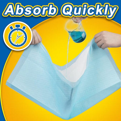 Dogcator Puppy Pads 120 Pack, 30"x36" Extra Large Dog Pads, Thicken Dog Training Liners for Indoor, Outdoor Use, Heavy Absorbent Pee Underpads for Doggy, Doggies XLarge, Blue