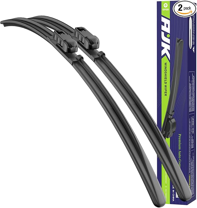 AJK Wiper Blades for GMC Canyon 2023-2025 | 22"+18", Premium All Season, Front, 2-Piece