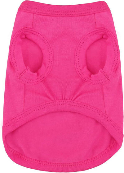 Stylish Dog Clothes: Expressive Cotton Puppy Shirt Vest for Small and Medium Dogs, Featuring 'Cute but Psycho' Slogan Print - Perfect for Showing Off Your Pet's Unique Style! Rose Red XX-Large