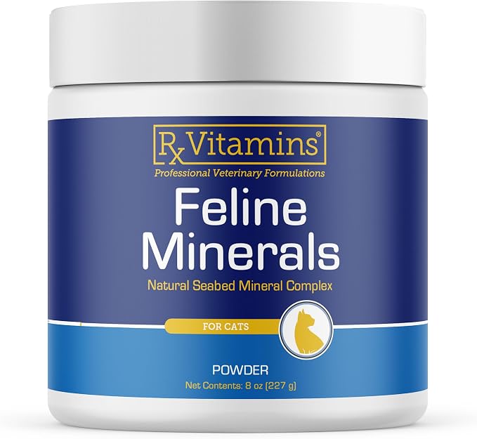 Feline Minerals - Taurine for Cat Heart Health - Calcium for Joint Supplement - Immune Support for Cats with Magnesium & Potassium - Skin and Coat Supplement - 8oz