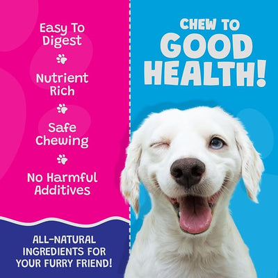 5" Coconut Chews - Premium, All Natural Coconut Dogs Treats - Healthy Puppy Treats & Vitamin Rich Rawhide Free - 2 Pack