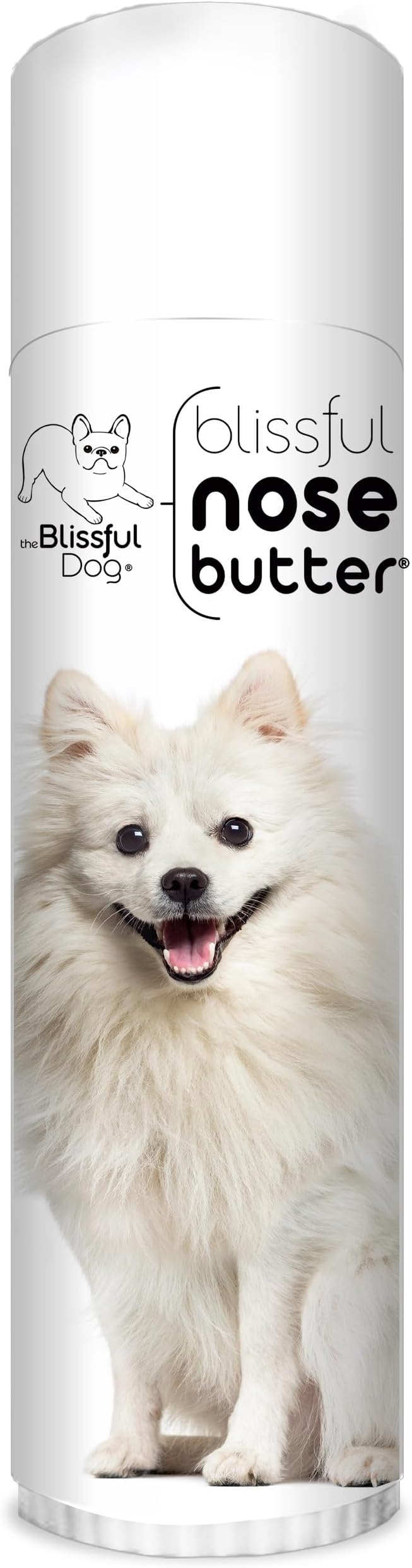 American Eskimo Nose Butter for Dry, Cracked Skin, Lick-Safe Dog Nose Balm with Moisturizing Shea Butter, Almond, Olive, and Essential Oils, Pet Supplies, Uncented, 0.50 oz.