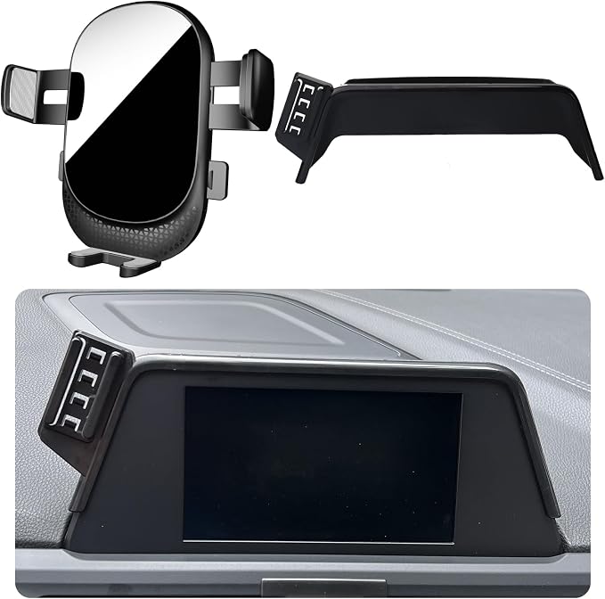 Car Phone Holder for BMW X1/X2 Auto Accessories [Only for 2016-2019 X1/X2 6.5-inch Screen] [XX No Fit 8.8-inch Screen XX] [Auto Lock Hands Free Cell Phone Mount Car fits for iPhone & All Smartphones]