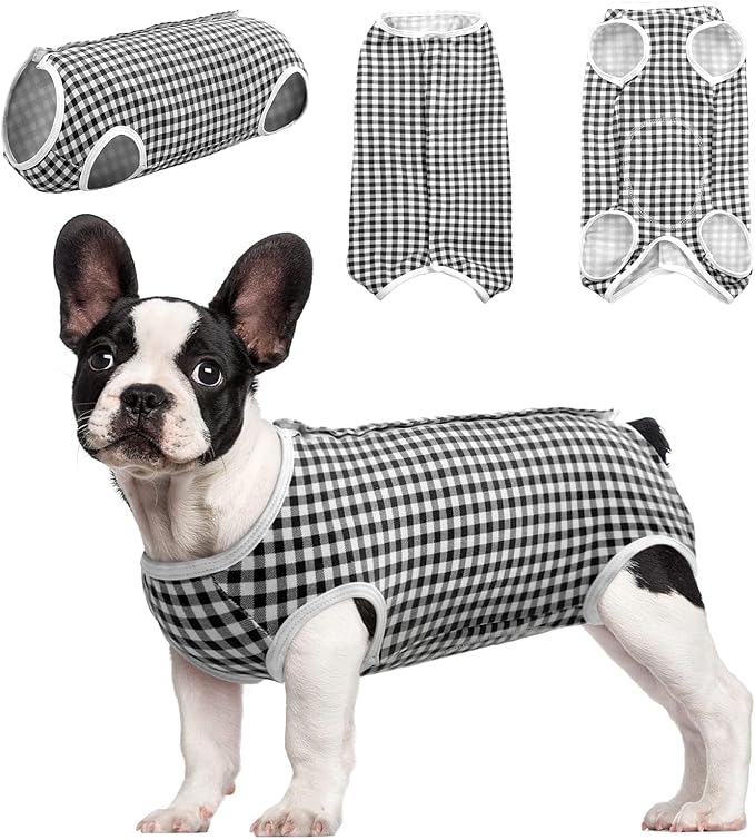 Surgical Recovery Suit for Dogs Cats, Pet T-Shirt After Surgery Wear for Dogs, Dog Professional Recovery Suit Comfortable E Collar Alternative, Prevent Licking Onesies Pet Surgery Recovery Suit