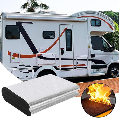Car Battery Insulated Sleeve 40.16×7.09 inch Fireproof Flexible Shield | Car Battery Insulation Blanket for Trailer Boat Marine Cold Weather Winter ATV Motorcycle Lawn Mower RV