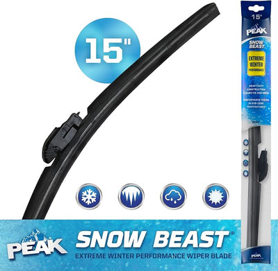 PEAK Snow Beast Winter Windshield Wiper Blade, 15-inch