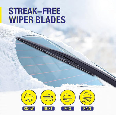 10" Rear Wiper Blades Replacement For TOYOTA RAV4 2018 2017 2016 2015 2014 2013,Highlander 2024 2023 2022 2021 2020,Corolla Cross 2022-2024,Jeep Compass 2024-2018, BACK Windshield Wiper Blades-(10-A)