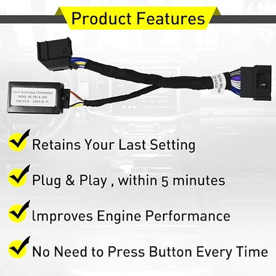 Auto Start Stop Eliminator for Ford Maverick 2022 2023 2024 2025 Autostop Engine System Disable Eliminator Compatible with Maverick Accessories Module Plug & Play