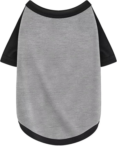 Stylish Grey Color Block Dog Shirt: Premium Polyester, Comfortable, Breathable, and Wrinkle-Resistant. Perfect Apparel for Small, Medium, & Large Dogs, a Must-Have for Pet Lovers 4XL