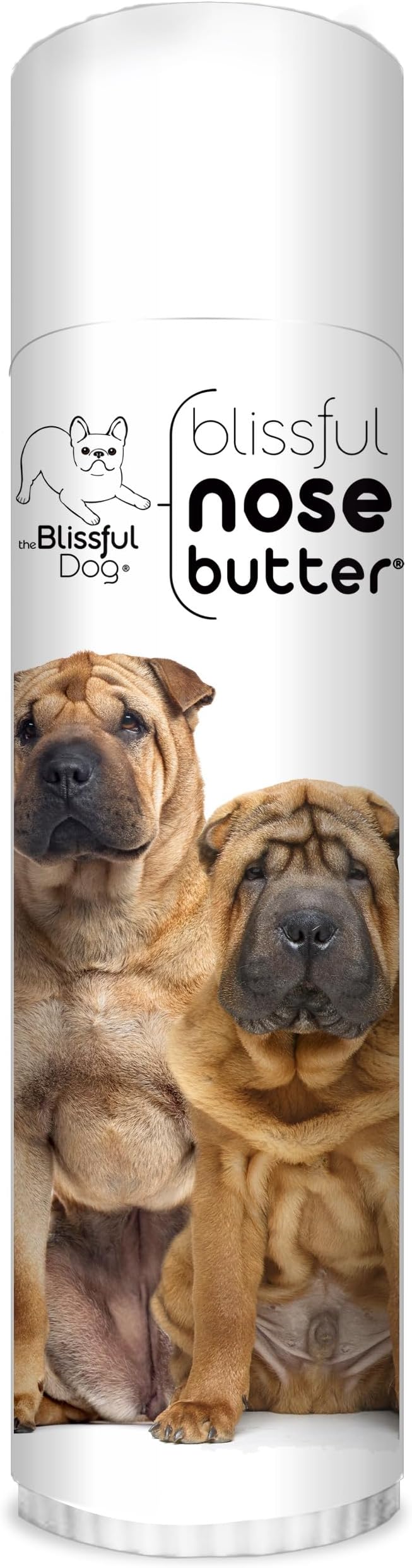 Chinese Shar-Pei Nose Butter for Dry, Cracked Skin, Lick-Safe Dog Nose Balm with Moisturizing Shea Butter, Almond, Olive, and Essential Oils, Pet Supplies, Uncented, 0.50 oz.