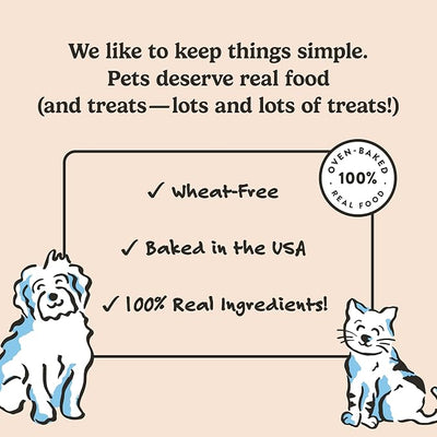 Bocce's Bakery Love Struck Valentine's Dog Treats - Wheat-Free, Natural Soft & Chewy Cookies Made with Real Ingredients - Baked in The USA, 6 oz