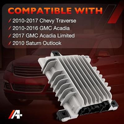 ATRACYPART 25994310 Radio Speaker Amplifier, 4 Channel | Compatible with 2010-2017 Chevy Traverse, 2010-2016 GMC Acadia, 2017 GMC Acadia Limited, 2010 Saturn Outlook