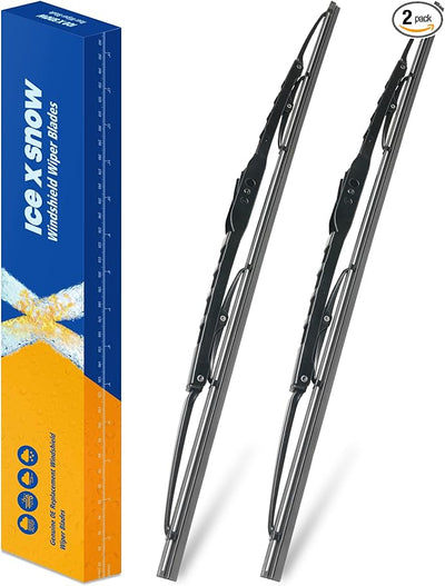22"/19" Windshield Wiper blades Replacement for Toyota RAV4 2005-2001 Highland 2007-2001 GMC Canyon 2012-2004 Cadillac CTS 13-08 All-Season Automotive Replacement Windshield Wiper Blades