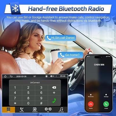 Leadfan Car Radio Upgrade for Toyota Corolla 2009 2010 2011 2012 2013 | Wireless CarPlay & Android Auto Fast Boot Linux 9 inch Touch Screen Corolla Stereo Dash Kit Bluetooth FM SWC+Backup Camera