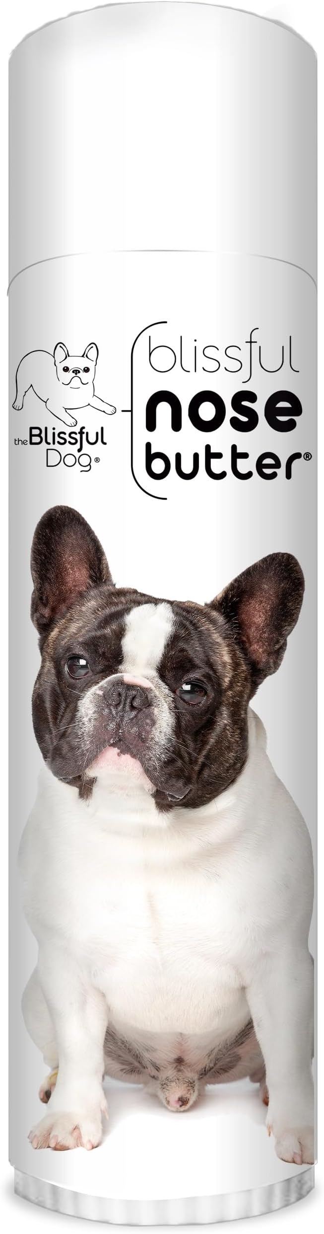 French Bulldog Pied Nose Butter for Dry, Cracked Skin, Lick-Safe Dog Nose Balm with Moisturizing Shea Butter, Almond, Olive, and Essential Oils, Pet Supplies, Uncented, 0.50 oz.