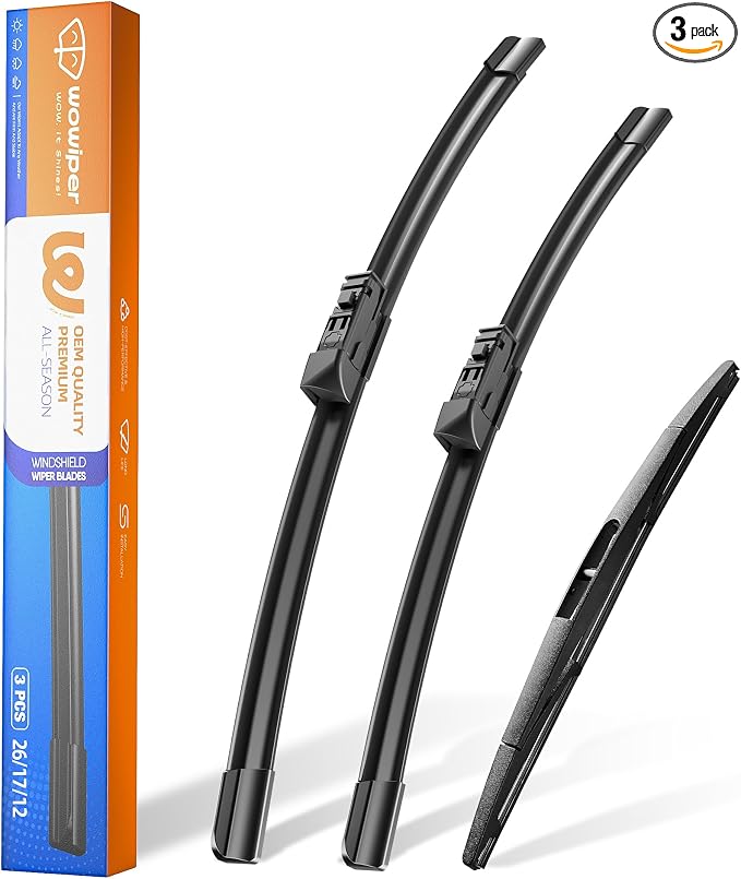 26"+18" Windshield Wiper Blades with 16" Rear Wiper Replacement for Subaru Outback 2020 2021 2022 2023 2024-OEM Quality All-Weather Top Lock Wipers(Set of 3)