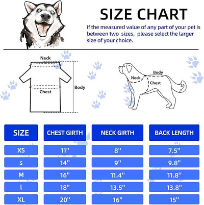 Saintrygo 8 Pieces Dog Shirts Pet Printed Clothes with Funny Letters Summer Pet T Shirts Cool Puppy Breathable Dog Outfit Soft Sweatshirt Cats(Classic Pattern,X- Small)
