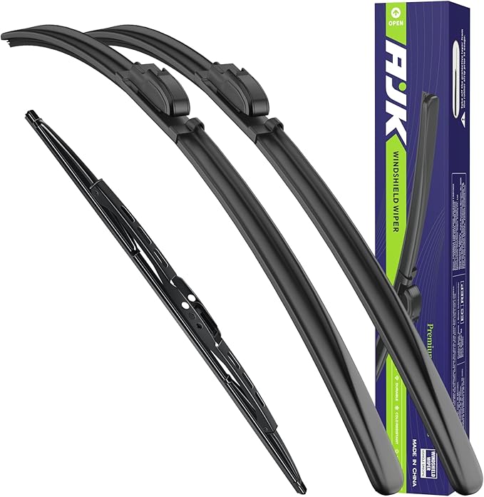 AJK Wiper Blades for Chevrolet Trailblazer 2002-2006 | 22"+22"+16", OEM Quality, Front & Rear, 3-Piece