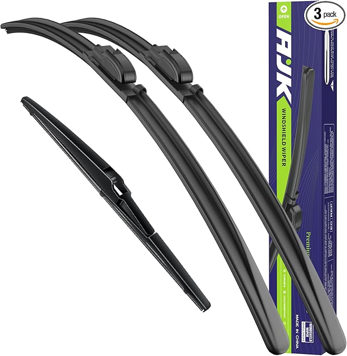 AJK Wiper Blades for Hyundai Kona 2018-2023 | 2-Piece, All Weather, OEM Quality