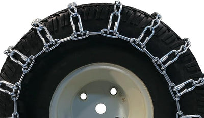 The ROP Shop 2 Link TIRE Chains 18x6.50-8 18x650-8 18x650x8 18-6.5-8 Tractor Rider Snowblower
