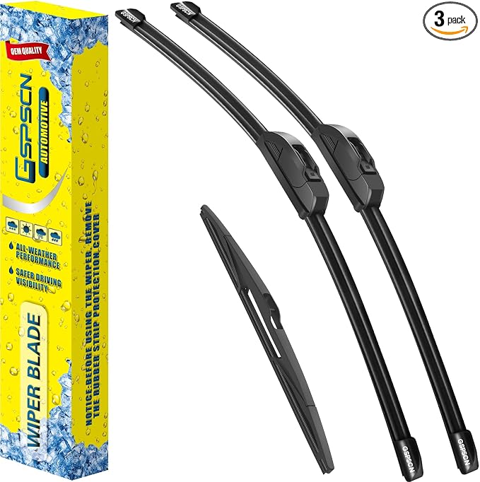 GSPSCN 3 Wipers Replacement For BMW X3 2010 2009 2008 2007 2006 2005 2004，Original Equipment Windshield Wiper Blades Set 22"+20"+14"(Set of 3)