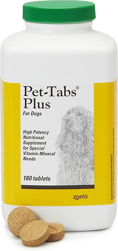 Zoetis Pet Tabs Plus 180CT,Brown,10000276