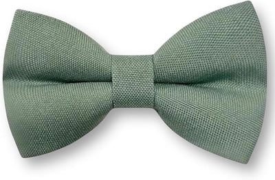 Detachable Dog Bow Tie, Slide-On Pet Bowtie for Collars, Stylish Durable Dog Lover Accessory Small, Medium & Large Dogs (Sage Green, Large (4.5in Wide))