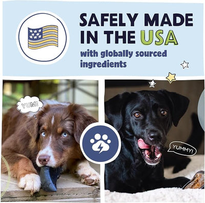 Pawstruck Peanut Butter Filled Cow Hooves for Dogs – Made in USA,Long-Lasting Dental Treats and Chews – Beef Hoof– Packaging May Vary,5 Count (Pack of 2)