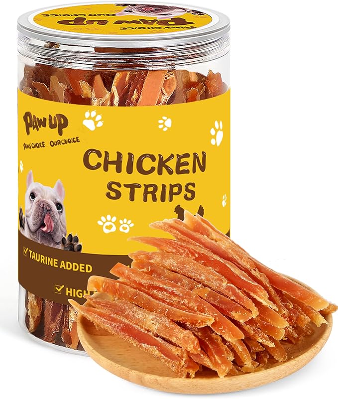 Chicken Jerky Strips Dog Treats, Low Fat High Protein, Natural Chicken Dog Jerky, Training Treats for Small & Medium Dogs, 12.5 oz