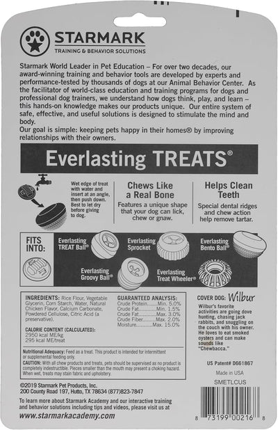 Starmark Everlasting Treats Dental Chews Large, 2 Count (Pack of 1), Chicken Flavored