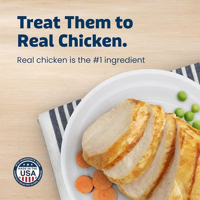 Blue Buffalo True Chews Chicken Pot Pie Natural Dog Treats, Real Meat Dog Snacks, Healthy Reward or Training Treat, Made in the USA with Real Chicken & Natural Ingredients, 12 oz.