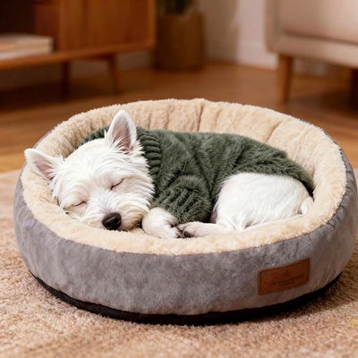 Small Dog Furry Pullover Sweater, Classic Turtleneck Dog Clothes for Cold Weather Cute Warm Pet Clothes for Chihuahua, Bulldog, Dachshund, Pug Green Medium