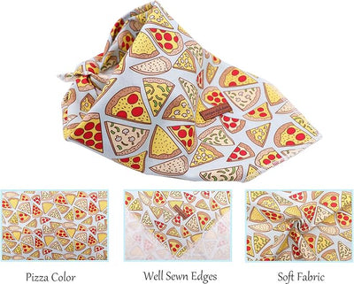 Unique Style Paws 1PCS Dog Bandanas Washable Cotton Square Bibs Sarf, Adjustable Dog Kerchief for Small Medium Large Dogs and Cats