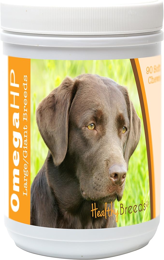 Labrador Retriever Omega HP Fatty Acid Skin and Coat Support Soft Chews 90 Count