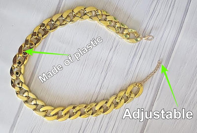 C16 Dog Pet Cat Costume Set Retro Glasses Sunglasses + Chain Adjustable for Small-Medium Dogs Approximately 12-30 lbs Party Prop Cosplay Photoshoot (80s Black-Clear Lens + Gold Chain)