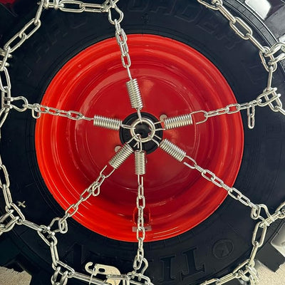 TireChain.com Large Tractor Loader Spring Tire Chain Tensioners 6304 – Heavy Duty Steel Adjusters for Farm Tractors, Loaders, Graders, Pair