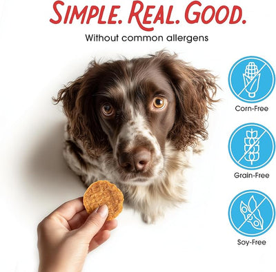 Farmland Traditions Dogs Love Chicken Jerky Dog Treats with Only 3 Ingredients and No Fillers, 2 Pound (Pack of 1) Bag.