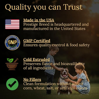 Multivitamins, Balanced Nutrition for Your Pit Bull, 90 Count, Made in The USA with Real Bacon
