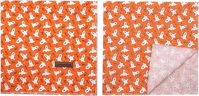 Lionheart Glory Halloween Bandana 1 Pack - Washable Soft Scarf, Square Adjustable for Girl or Boy Dogs and Cats