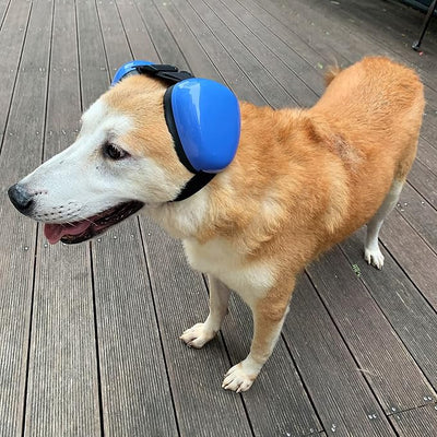 derYEP Dog Earmuffs for Hearing Protection 29dB NRR Ear Muffs Noise Protection (Small, Blue)