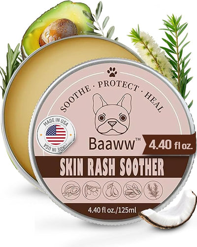 Dog Skin Irritation Treatment Cream 125ml | Hot Spot Soother, Anti-Itch Lotion, Allergy Relief, All-Natural Rash Cream, Dry Itchy Coat Relief