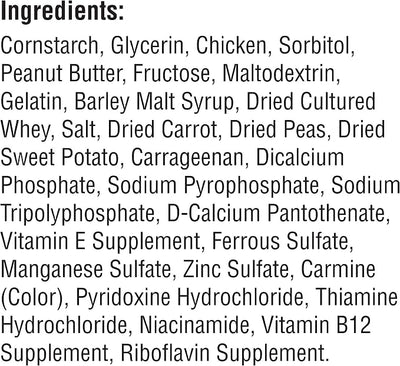 SmartBones with Peanut Butter Mini Chews 8 Count, Rawhide-Free Chews for Dogs, No Artificial Preservatives or Flavors Added