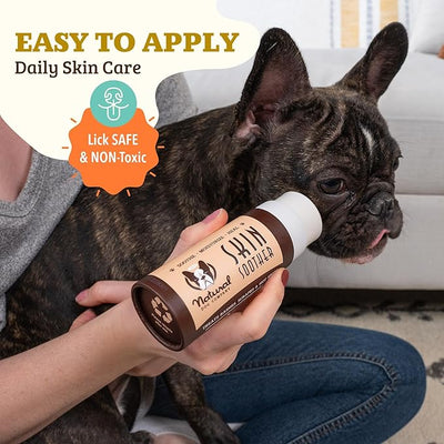 Natural Dog Company Skin Soother Dog Skin Balm, 2 oz Stick | Moisturizing for Dry Itchy Skin, Hot Spot Treatment, Coconut Oil & Vitamin E, For Outdoor Play, Beach Days & Hot Weather