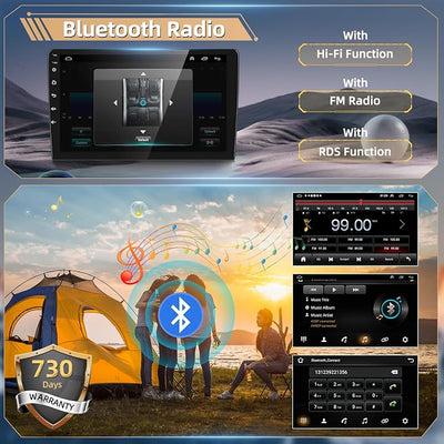 Car Stereo Radio for Kia Forte 2009 2010 2011 2012 2013 2014 2015 2016 2017 with Wireless CarPlay Android Auto 9" Touch Screen Bluetooth Audio with GPS Mirror Link WiFi RDS Hi-Fi Backup Camera MIC