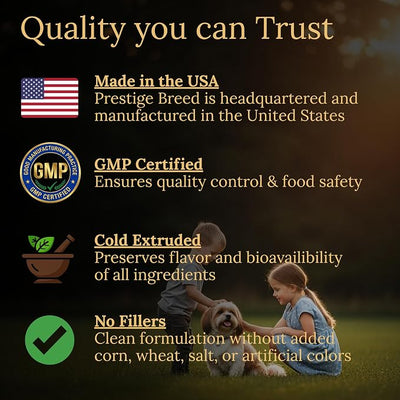 Lhasa Apso Multivitamins, 90 Count, Made in the USA with Real Bacon.