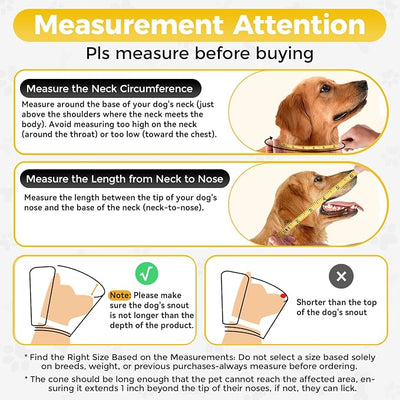 Upgraded Dog Cone Collar for Dogs After Surgery, Soft Transparent Pet Recovery Collar for Large Medium Small Dogs, Depth Adjustable Dog Cone Collar, Elizabethan Collar (XS, Black)