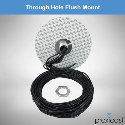 Proxicast 7-in-1 Pro-Grade MIMO 4G/5G + WiFi + GPS Flexible Combination Screw Mount Vehicle Antenna Compatible with Cisco, Cradlepoint, Digi, Peplink and Other Modems/Routers (Top Hat ANT-520-421)